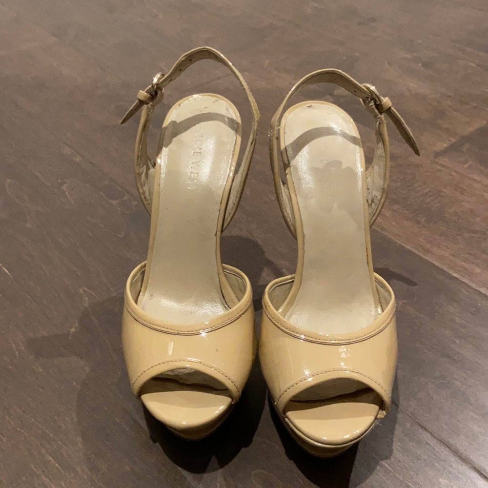 Nine West open toe heel